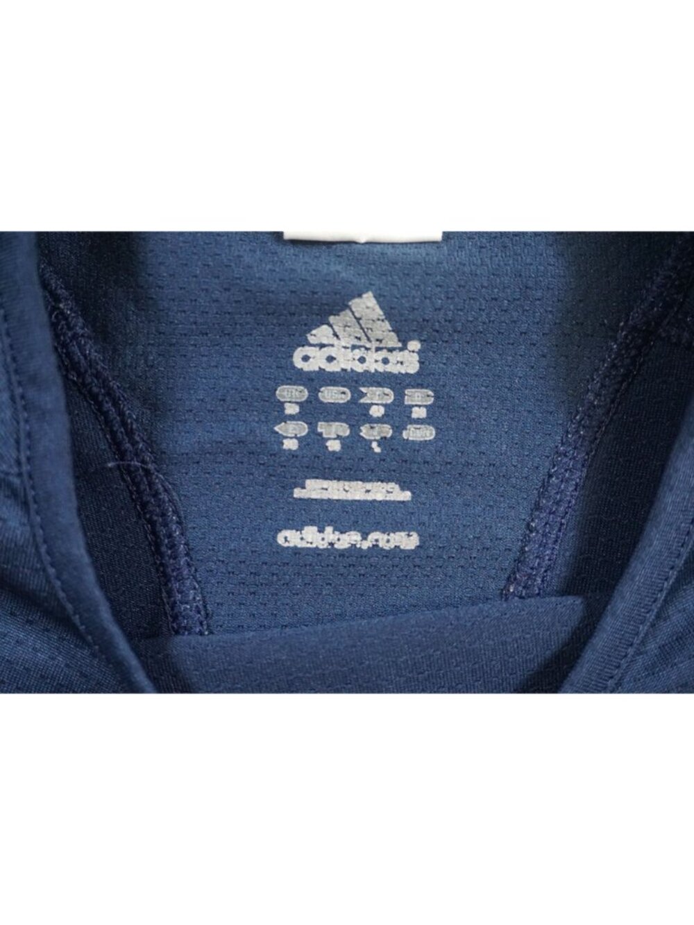 Adidas Blue Long Sleeve Performance Shirt – Size M - Picture 4 of 8
